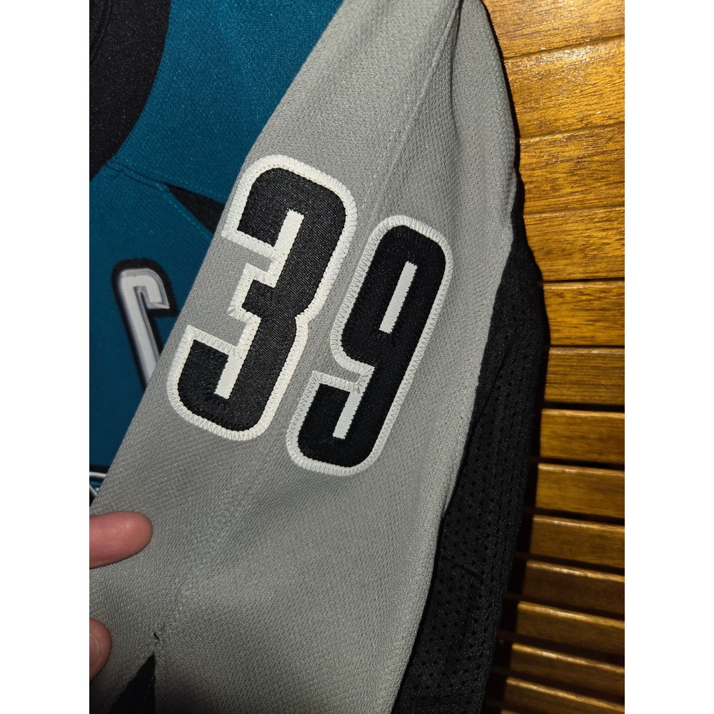 San Jose Sharks Couture Fanatics Premium Throwback Jersey Black Mens 44 (XS) - Picture 4 of 6